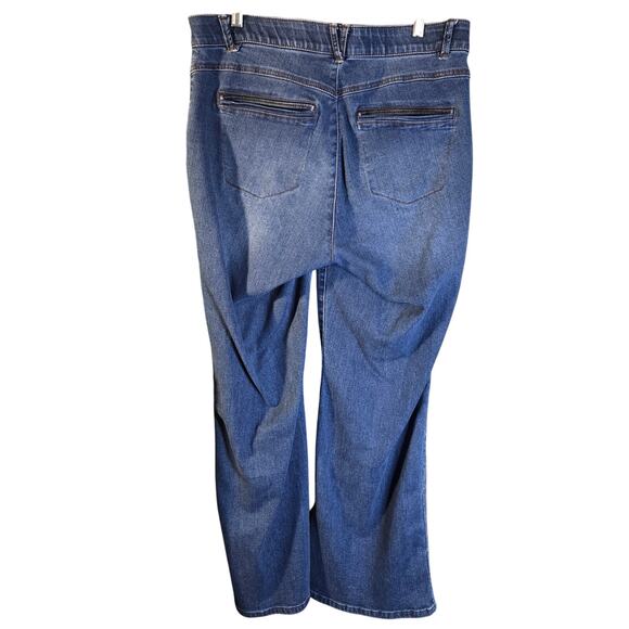 Vintage Y2K Democracy 16W  Blue Classic Bootcut Jeans [0452] - Picture 2 of 10